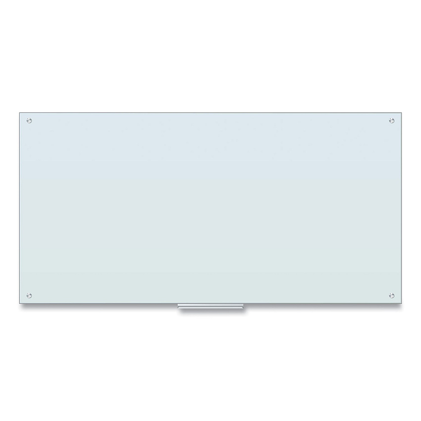 U Brands Glass Dry Erase Board, 70 x 35, White Surface (UBR123U0001)