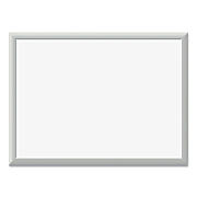 U Brands Magnetic Dry Erase Board with Aluminum Frame, 23 x 17, White Surface, Silver Frame (UBR070U0001)