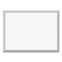 U Brands Magnetic Dry Erase Board with Aluminum Frame, 23 x 17, White Surface, Silver Frame (UBR070U0001)