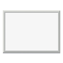 U Brands Magnetic Dry Erase Board with Aluminum Frame, 23 x 17, White Surface, Silver Frame (UBR070U0001)