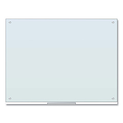 U Brands Glass Dry Erase Board, 47 x 35, White Surface (UBR121U0001)