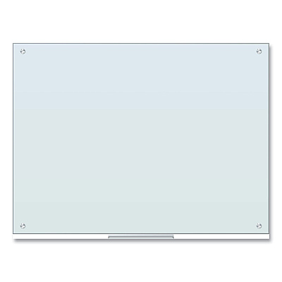 U Brands Glass Dry Erase Board, 47 x 35, White Surface (UBR121U0001)