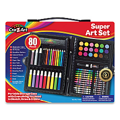 Cra-Z-Art Super Art Set, 80 Pieces (CZA110076)
