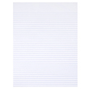 AbilityOne 7530015167581, SKILCRAFT Writing Pad, Narrow Rule, 100 White 8.5 x 11 Sheets, Dozen