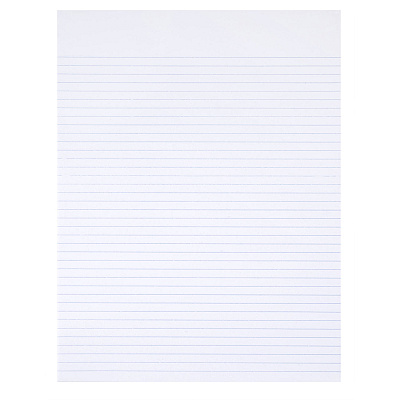 AbilityOne 7530015167581, SKILCRAFT Writing Pad, Narrow Rule, 100 White 8.5 x 11 Sheets, Dozen