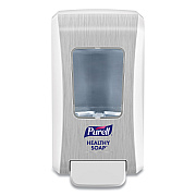 PURELL FMX-20 Soap Push-Style Dispenser, 2,000 mL, 6.5 x 4.68 x 11.66, White, 6/Carton (GOJ523006CT)