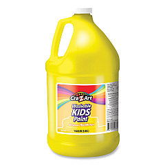 Cra-Z-Art Washable Kids Paint, Yellow, 1 gal Bottle (CZA760042)
