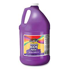 Cra-Z-Art Washable Kids Paint, Purple, 1 gal Bottle (CZA760022)