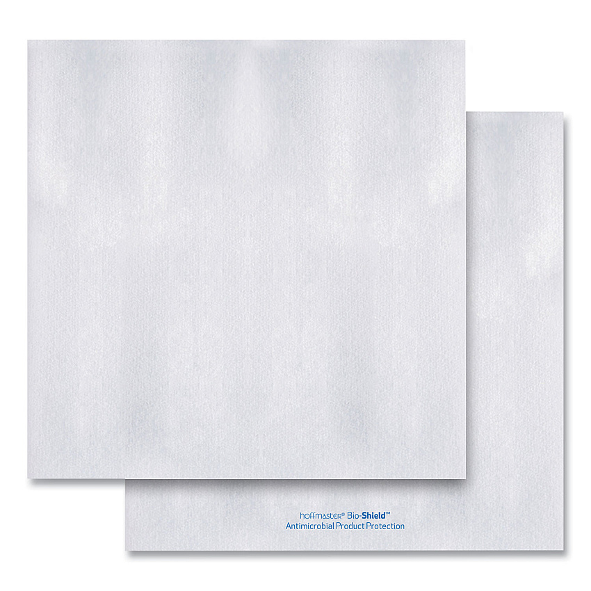 Hoffmaster Bio-Shield Dinner Napkins, 1-Ply, 17 x 17, 8.5 x 8.5 Folded, White, 300/Carton (HFM253264)