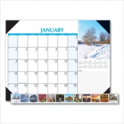 House of Doolittle Earthscapes Scenic Desk Pad Calendar, Scenic Photos, 22 x 17, White Sheets, Black Binding/Corners,12-Month (Jan-Dec): 2023 (147)