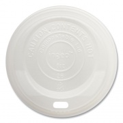 World Centric PLA Lids for Hot Cups, Fits 8 oz Cups, White, 1,000/Carton (CULCS8)