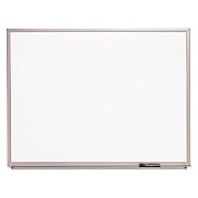 AbilityOne 7110015550292, SKILCRAFT Magnetic Porcelain Marker Board, 18 x 24, White Surface, Anodized Aluminum Frame