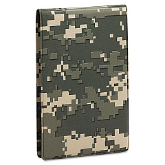 AbilityOne 7510015574970, SKILCRAFT Pocket Padfolio w/Memo Book, 4 x 6, Camouflage, Dozen