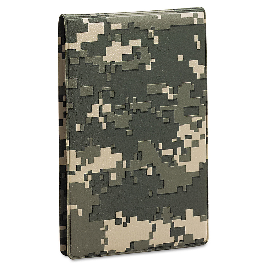 AbilityOne 7510015574970, SKILCRAFT Pocket Padfolio w/Memo Book, 4 x 6, Camouflage, Dozen