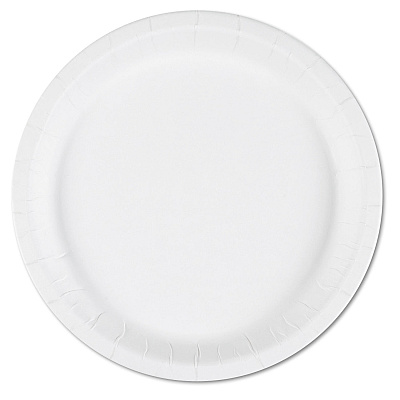 AbilityOne 7350008993056, SKILCRAFT Paper Plates, 9" dia, White, 1,000/Box