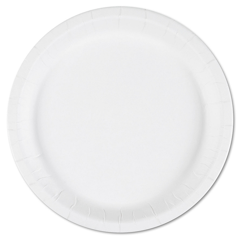 AbilityOne 7350008993056, SKILCRAFT Paper Plates, 9" dia, White, 1,000/Box
