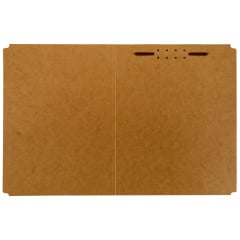 AbilityOne 7530009268978, SKILCRAFT Heavy-Duty Kraft Fastener Folder, 0.75" Expansion, 1 Fastener, Letter Size, Kraft Exterior, 100/Box