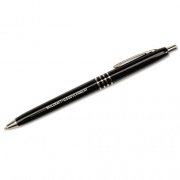 AbilityOne 7520009357135 SKILCRAFT U.S. Government Ballpoint Pen, Retractable, Fine 0.7 mm, Black Ink, Black Barrel, Dozen