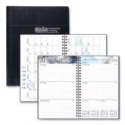 House of Doolittle Recycled Academic Weekly/Monthly Appointment Planner, 8 x 5, Black Cover, 13-Month (Aug to Aug): 2023 to 2024 (27502)