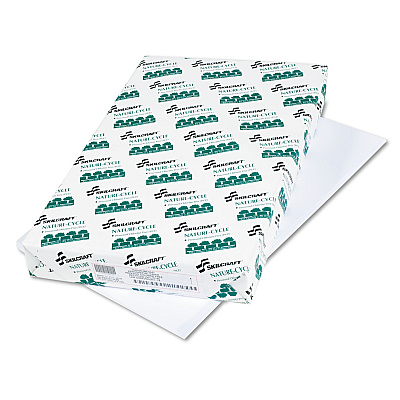 AbilityOne 7530015399833, SKILCRAFT Nature-Cycle Copy Paper, 92 Bright, 20 lb Bond Weight, 11 x 17, White, 500 Sheets/Ream, 5 Reams/CT