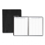 House of Doolittle Eight-Person Group Practice Daily Appointment Book, 11 x 8.5, Black Cover, 12-Month (Jan to Dec): 2023 (28102)