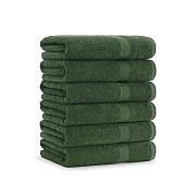 True Color Bath Towel 25x52 Green, Pack Of 6 (P-BATH-HG-6)