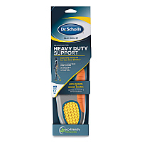 Dr. Scholl's Pain Relief Orthotic Heavy Duty Support Insoles, Men Sizes 8 to 14, Gray/Blue/Orange/Yellow, Pair (DSC59048)
