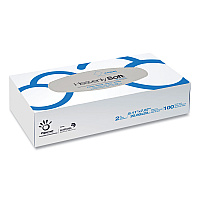 Papernet Heavenly Soft Facial Tissue, 2-Ply, White, 100/Flat Box, 30 Boxes/Caton (SOD410945)