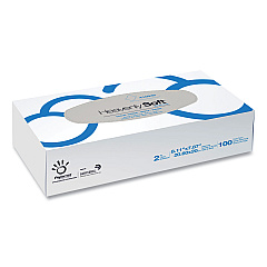 Papernet Heavenly Soft Facial Tissue, 2-Ply, White, 100/Flat Box, 30 Boxes/Caton (SOD410945)