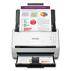 Epson DS-770 II Color Duplex Document Scanner, 600 dpi Optical Resolution, 100-Sheet Duplex Auto Document Feeder (B11B262201)