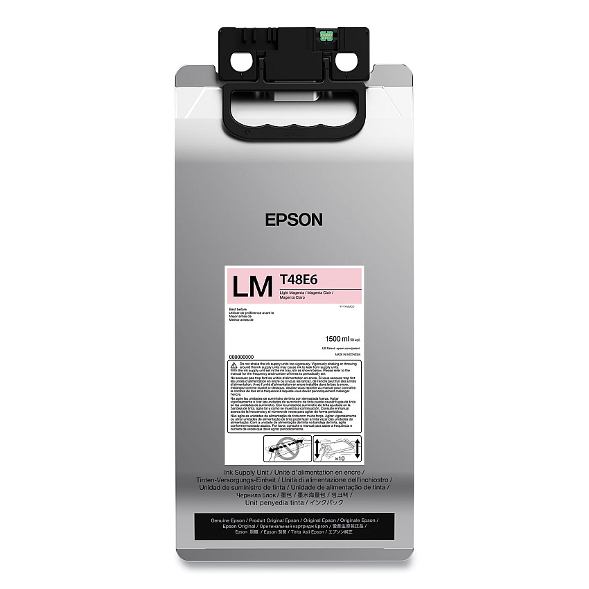 Epson T48E620 (T48E) UltraChrome RS High-Yield Ink Packs, Light Magenta, 2/Pack