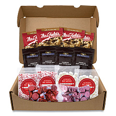 Snack Box Pros Always Be Mine Valentine's Day Box, Cocoa/Marshmallows/Candy/Cookies, 5 lb Box, 14 Packets/Box (GRR70000119)