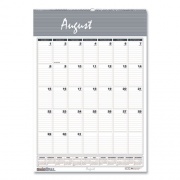 House of Doolittle Bar Harbor Recycled Wirebound Monthly Wall Calendar, 12 x 17, White/Blue/Gray Sheets, 12-Month (Aug-July): 2022-2023 (352)