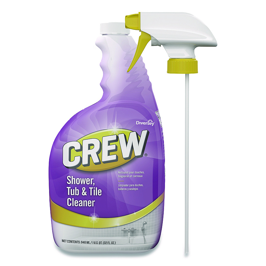 Diversey Crew Shower, Tub and Tile Cleaner, Liquid, 32 oz (DVOCBD540281EA)