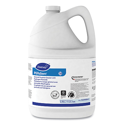 Diversey PERdiem Concentrated General Purpose Cleaner - Hydrogen Peroxide, 1 gal, Bottle (DVO94998841)