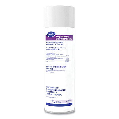 Diversey Envy Foaming Disinfectant Cleaner, Lavender Scent, 19 oz Aerosol Spray (DVO04531EA)