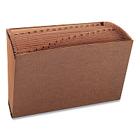 Smead TUFF Expanding Open-Top Stadium File, 31 Sections, 1/31-Cut Tabs, Legal Size, Redrope (SMD70469)