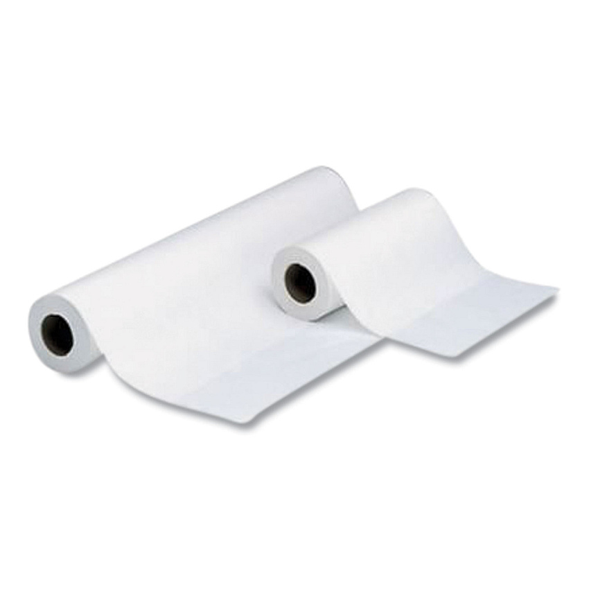 TIDI Choice Headrest Paper Roll, Smooth-Finish, 8.5" x 225 ft, White, 12/Carton (BHC32216)