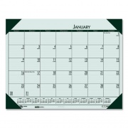 House of Doolittle EcoTones Recycled Monthly Desk Pad Calendar, 22 x 17, Green-Tint/Woodland Green Sheets/Corners, 12-Month (Jan to Dec): 2023 (12471)