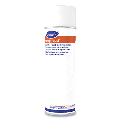 Diversey Conq-r-Dust Dust Mop/Dust Cloth Treatment, Amine Scent, 17 oz Aerosol Spray, 12/Carton (DVO904751)