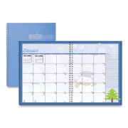 House of Doolittle Seasonal Monthly Planner, Seasonal Artwork, 10 x 7, Light Blue Cover, 12-Month (Jan to Dec): 2023 (23908)
