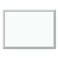 U Brands Melamine Dry Erase Board, 23 x 17, White Surface, Silver Frame (UBR030U0001)