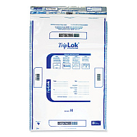 TripLOK Deposit Bag, Plastic, 12 x 16, Clear, 100/Pack (CNK585040)