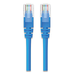 Belkin CAT6 UTP Computer Patch Cable, 7 ft, Blue (BLKA3L98B07BLUS)