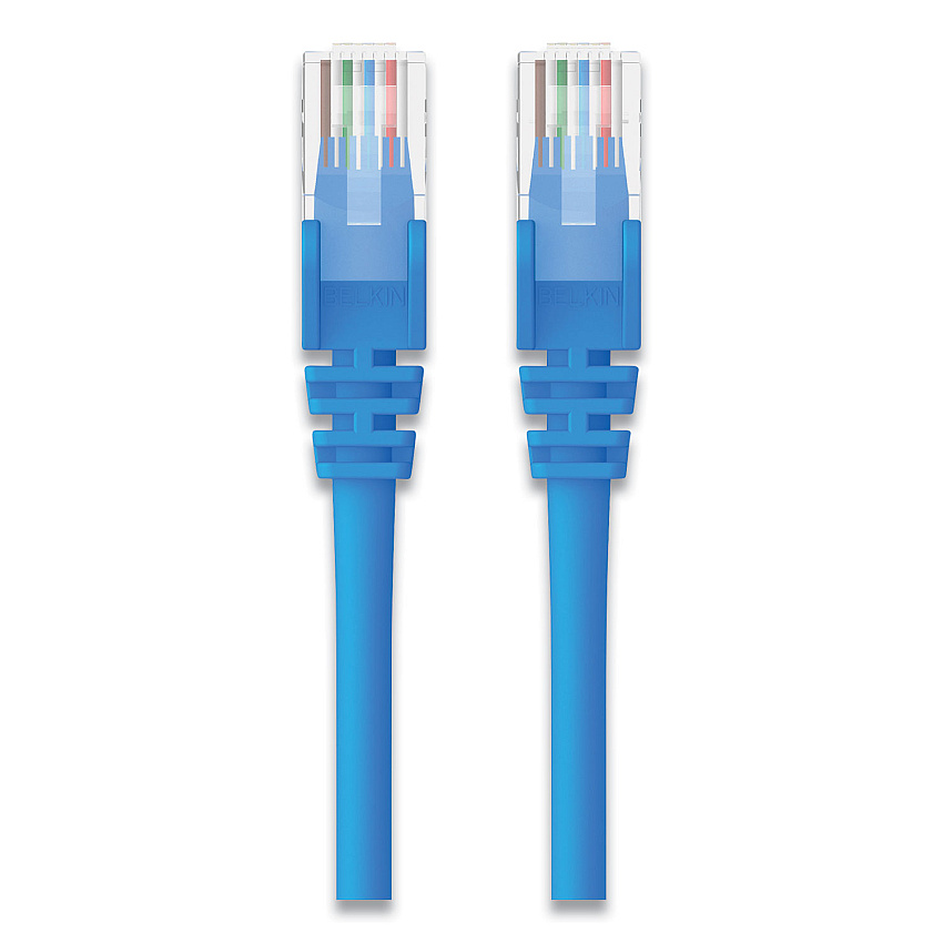Belkin CAT6 UTP Computer Patch Cable, 7 ft, Blue (BLKA3L98B07BLUS)