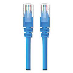 Belkin CAT5e Snagless Patch Cable, 1 ft, Blue (A3L79101BLUS)