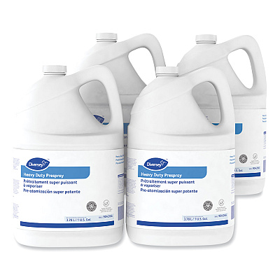 Diversey Carpet Cleanser Heavy-Duty Prespray, Fruity Scent, 1 gal Bottle, 4/Carton (DVO101109737)