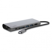 Belkin USB-C Multimedia Hub, 6 Ports, Space Gray (F4U092BTSGY)
