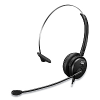 Adesso Xtream P1 Monaural Over the Head Headset with Microphone, Black
