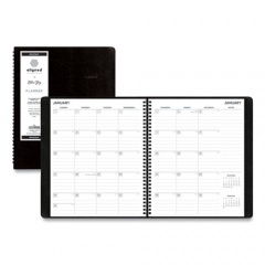 Blue Sky Aligned Monthly Planner with Built-In Pocket Page, 11 x 9, Black Cover, 12-Month (Jan to Dec): 2023 (123849)